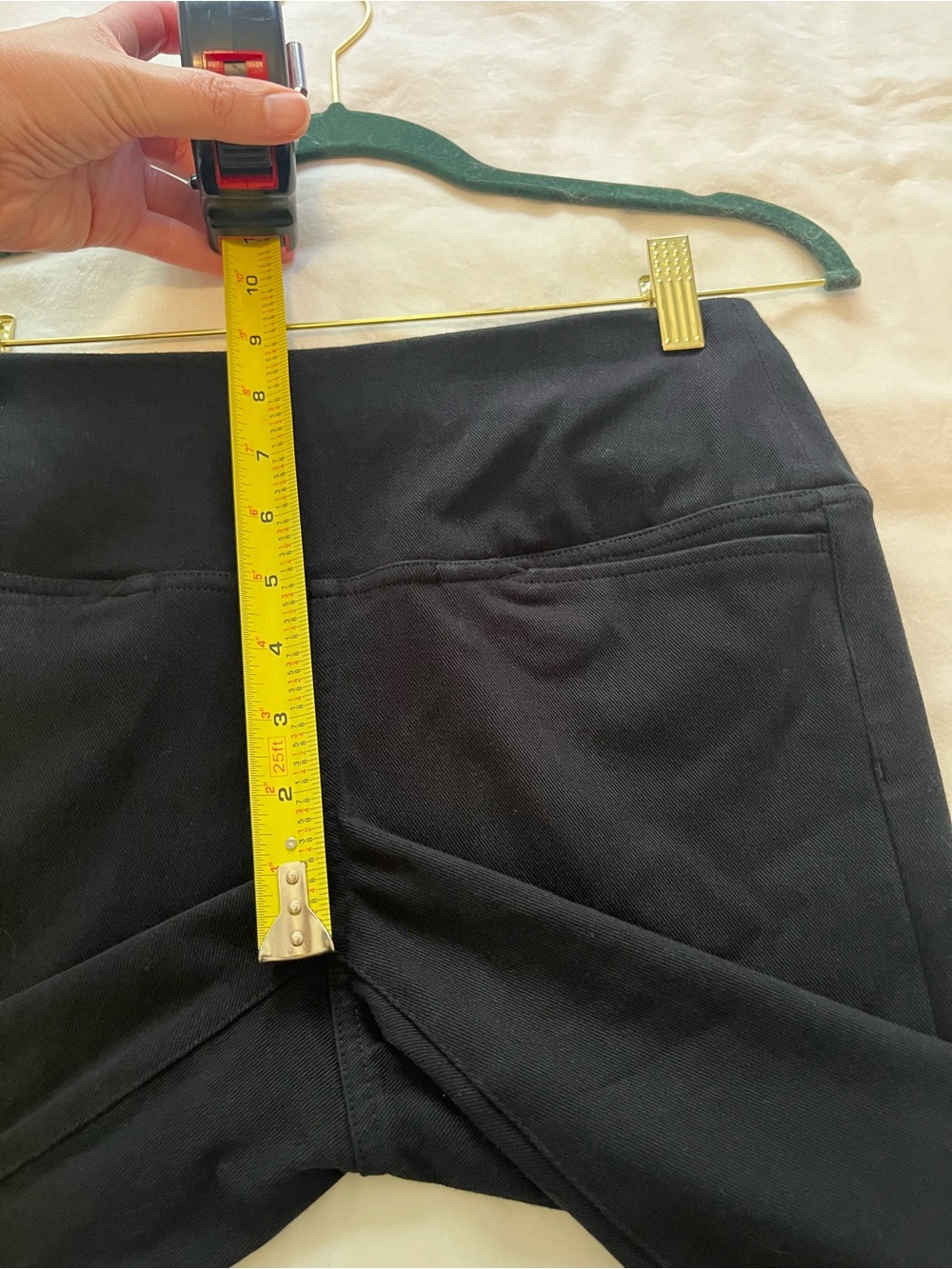 J. Jill Wearever Collection Stretchy Black Denim Legging Jeans Pockets PXS - Picture 9 of 13